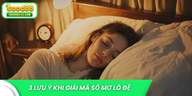 3 lưu ý khi giải mã số mơ lô đề