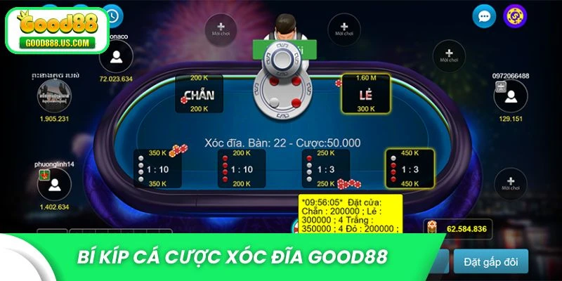 Bí kíp cá cược xóc đĩa Good88