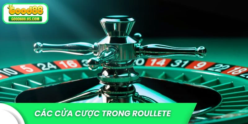 Các cửa cược trong roullete