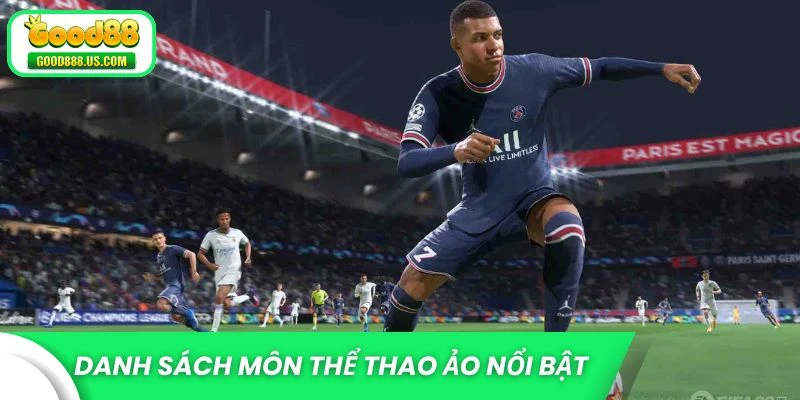 Danh sách môn thể thao ảo nổi bật thường gặp