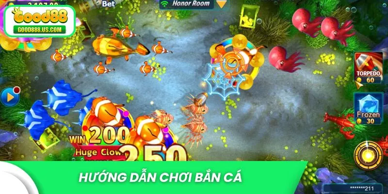 Hướng dẫn chơi bắn cá
