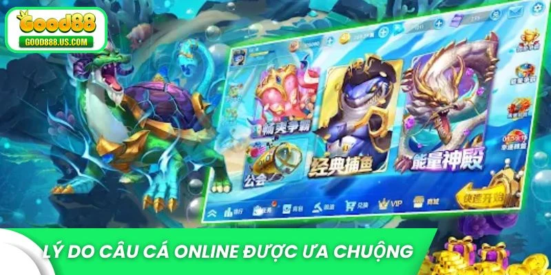 Lý do game câu cá online được nhiều người ưa chuộng