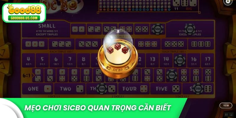 Mẹo chơi Sicbo quan trọng mọi người cần biết