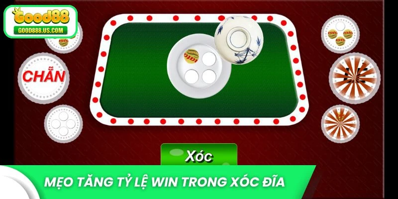 Mẹo tăng tỷ lệ win trong xóc đĩa