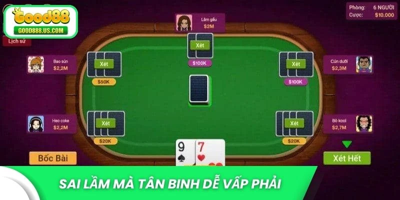 Những sai lầm mà tân binh dễ vấp phải khi tham gia